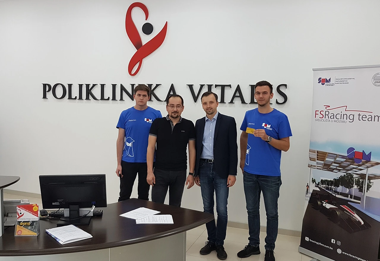 Poliklinika Vitalis osigurala besplatne medicinske usluge svim članovima FSRacing teama