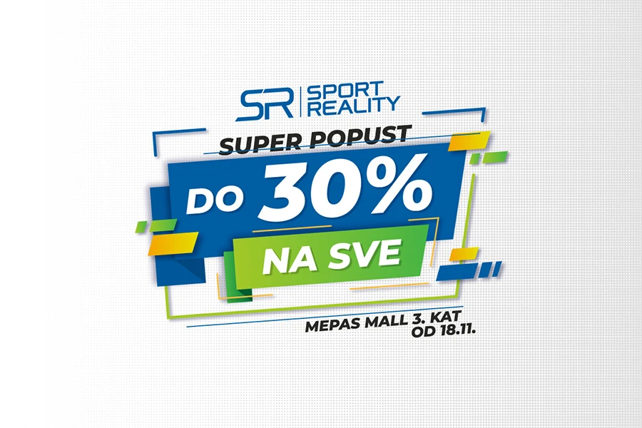 Mega sniženje u Sport Realityju u Mepas Mallu
