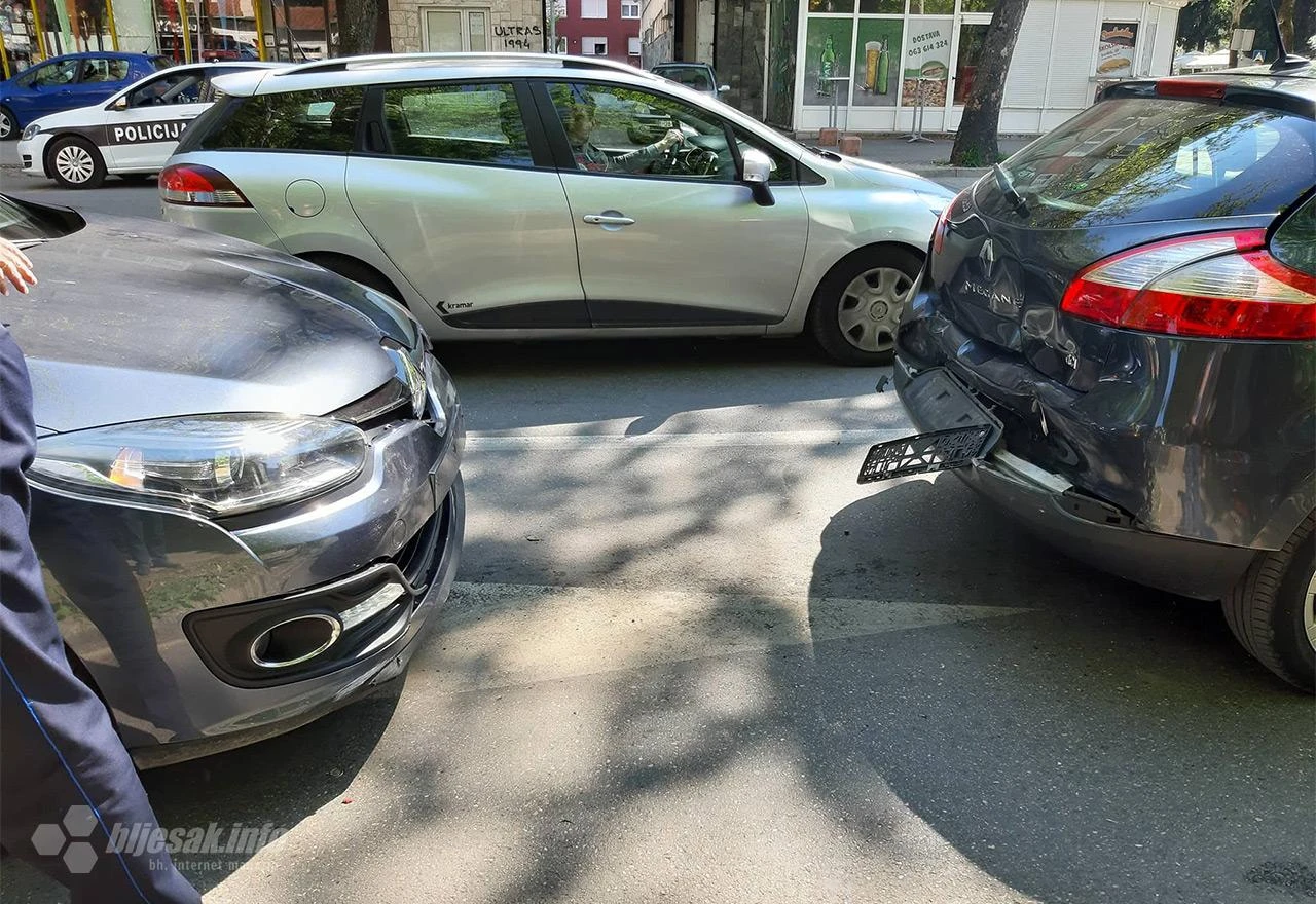Lakši sudar u Splitskoj ulici