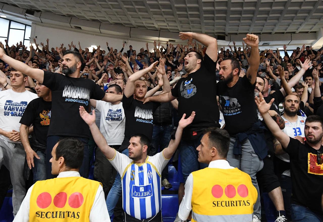 ABA liga kaznila Budućnost, zatvorena sjedišta u razini terena