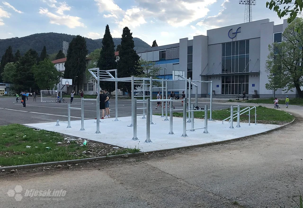 Street workout: Mostarci dobili novo mjesto za vježbanje