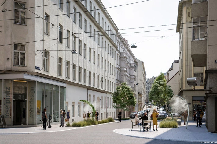Beč će dobiti prvu ulicu s mogućnošću regulacije temperature zraka