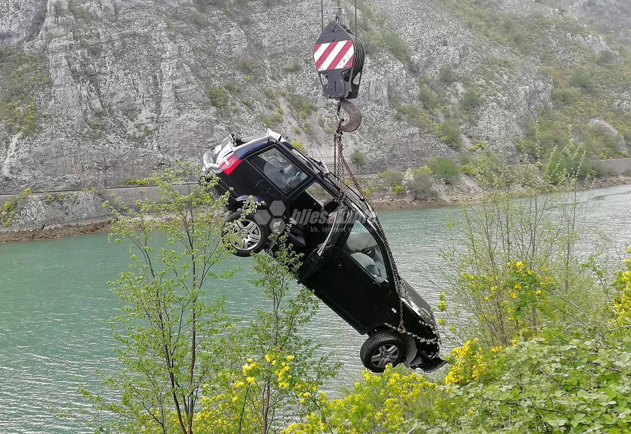 Iz Neretve izvučen automobil kojeg su koristili provalnici u Potocima