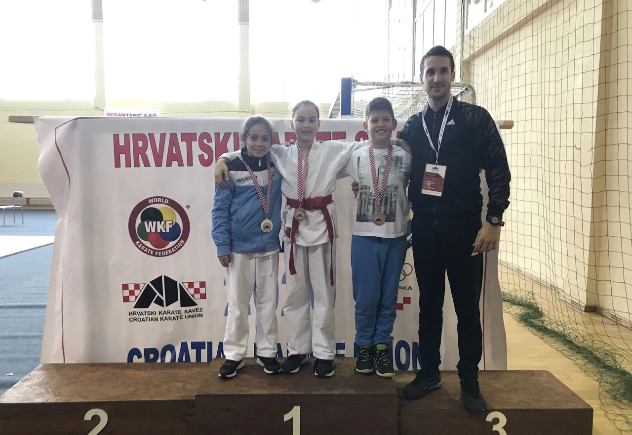Karate klub Široki Brijeg bogatiji za 3 državne medalje