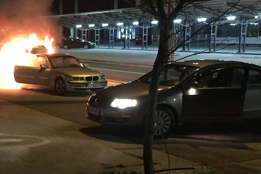 Posušje: BMW se zapalio u vožnji