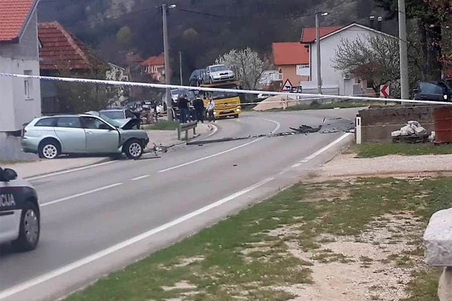 Prometna nesreća kod Gruda: Jedna osoba smrtno stradala