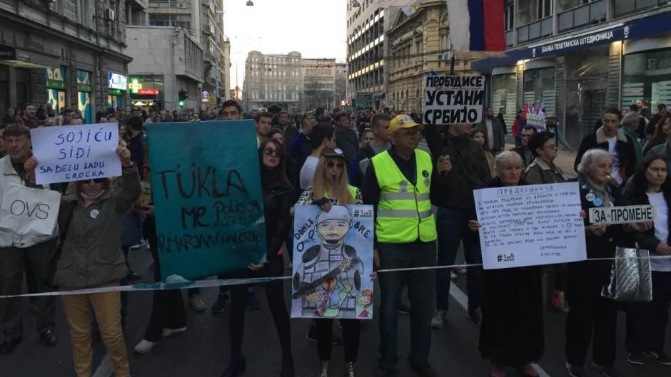 Prosvjedi u Beogradu: Ispuniti tri zahtjeva ili će se 13. travnja okupiti cijela Srbija