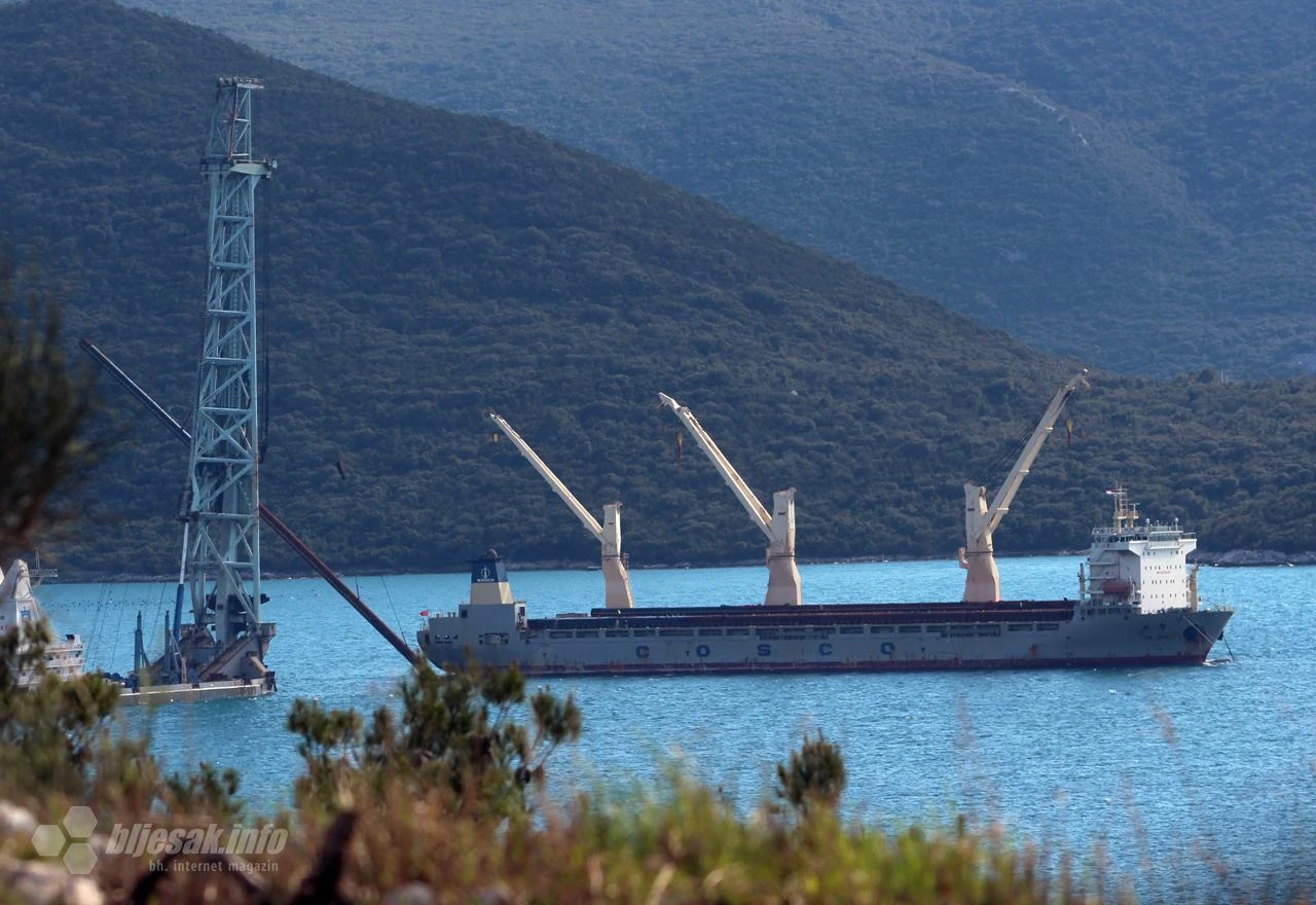 Pelješki most gradi se punom parom; Neumljani zabrinuti