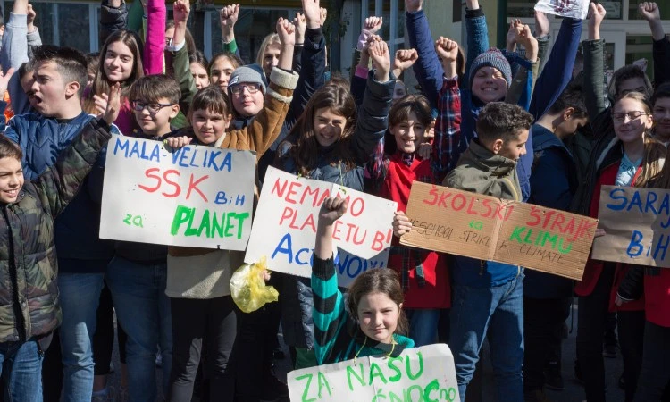 Sarajevski učenici se pridružuju prosvjedima protiv klimatskih promjena