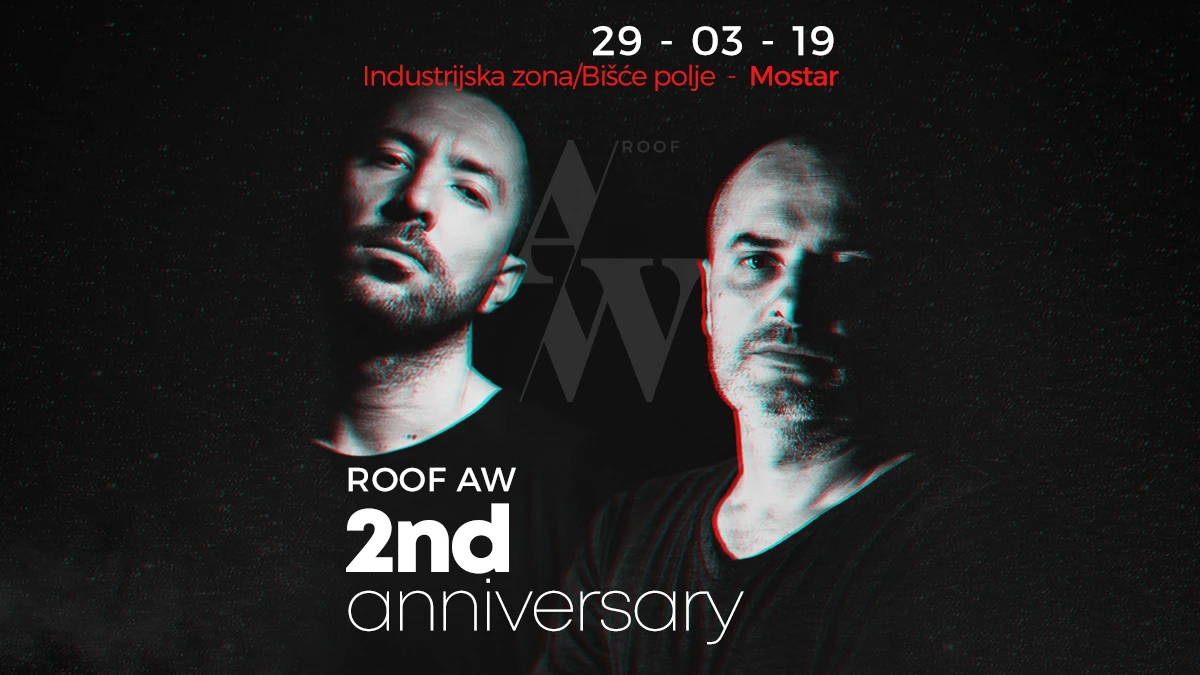 Drugi rođendanski party ROOF AW-a bit će najveći i najzabavniji projekt