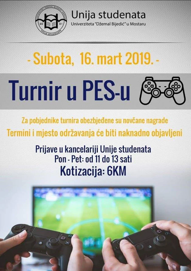 Umjesto istraživanja, znanstvenih radova ili tribina, studentima turnir u video igrici