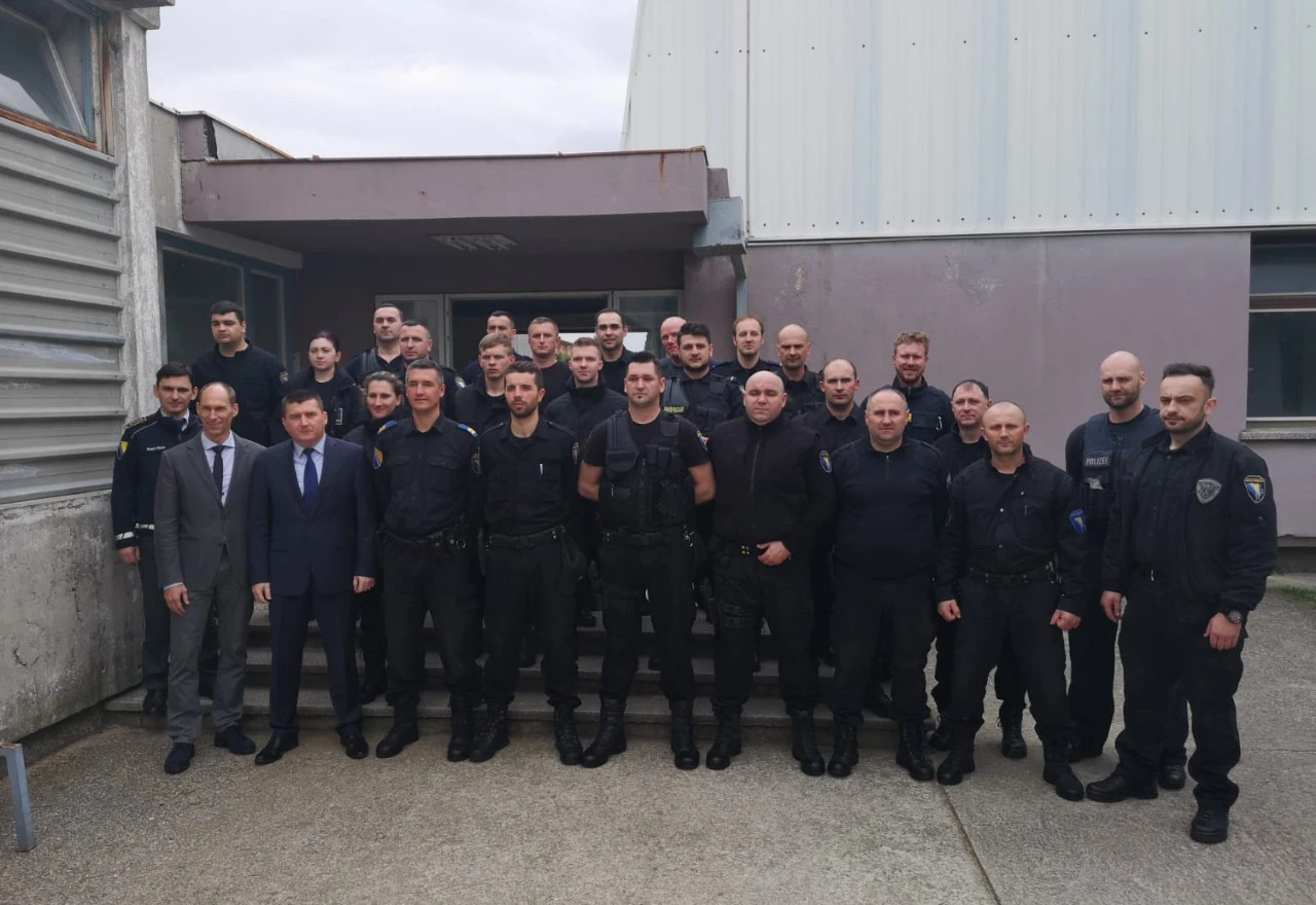 Policajci na obuci u Mostaru uče od njemačkih stručnjaka 