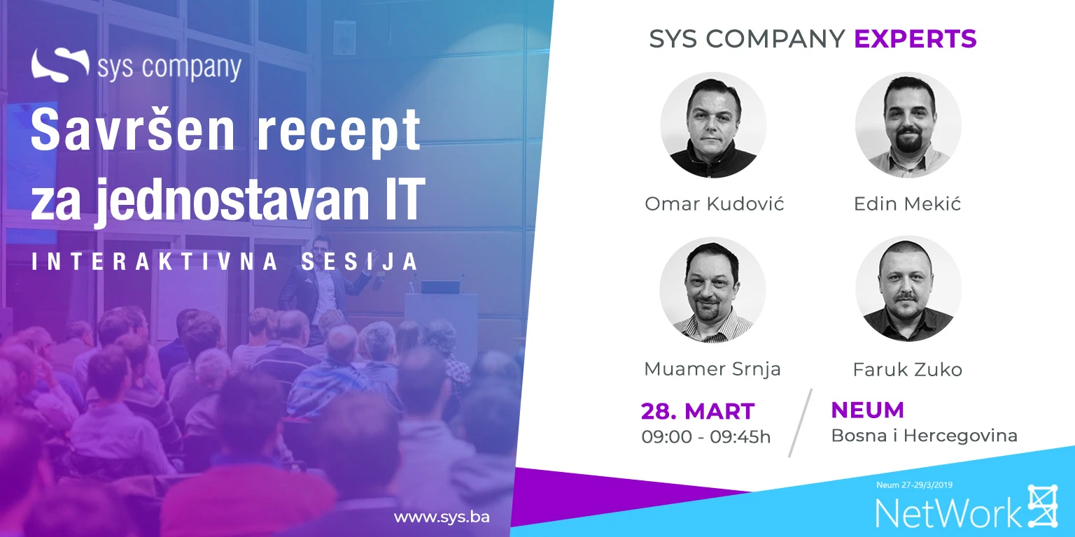 SYS Company nastupa s jedinstvenom interaktivnom sesijom na NetWork 9 konferenciji