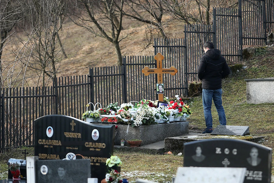 Ekshumacija tijela Davida Dragičevća 12. ožujka