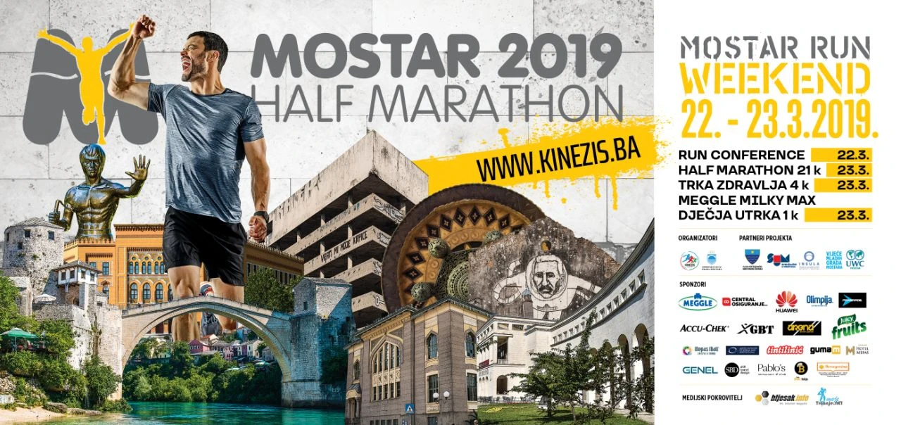 Trkači će kroz polumaraton upoznati znamenitosti Mostara