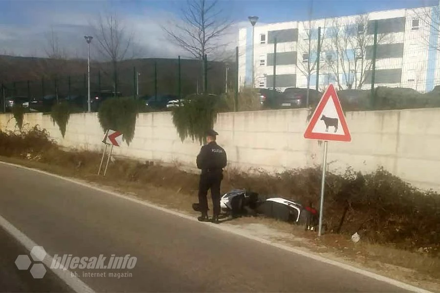 Strani državljanin ozlijeđen u prometnoj nesreći u Dobriču