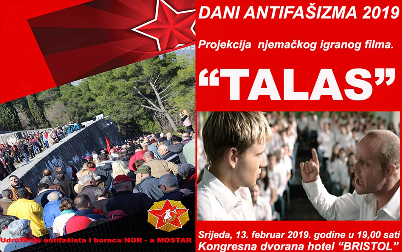 Projekcija njemačkog filma "Talas" u Bristolu