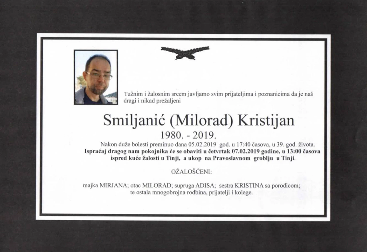 Umro Kristijan Smiljanić, vlasnik i direktor Leftora