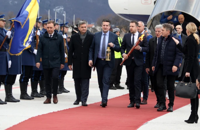 Olimpijska baklja mira stigla u Sarajevo