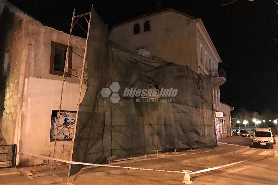 Sanirana opasna skela u središtu Širokog Brijega