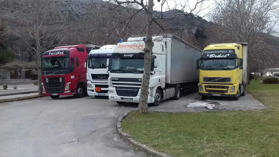 Mostar: Policija isključuje teretnjake iz prometa