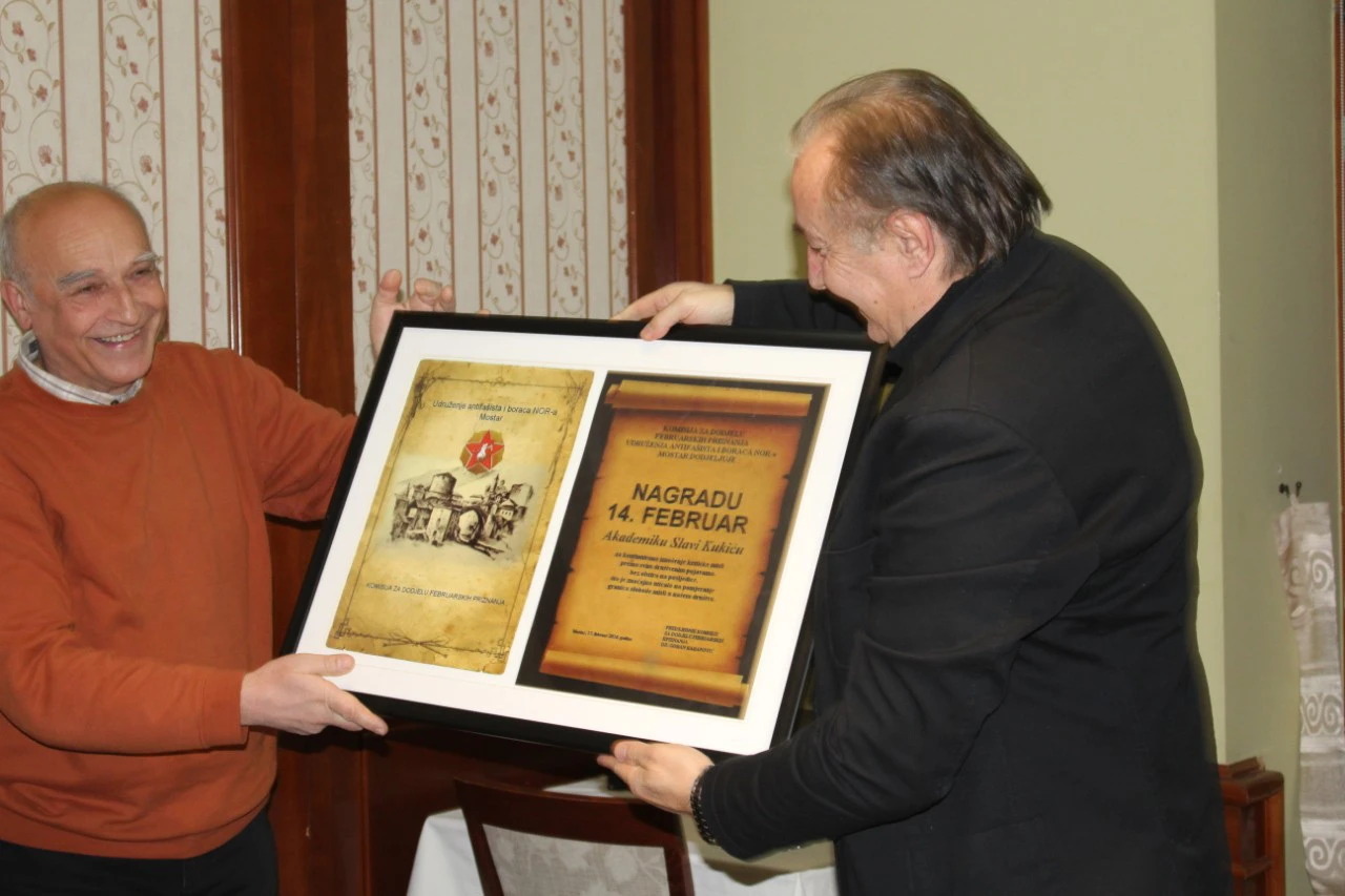 Slavo Kukić dobitnik nagrade "14. februar"