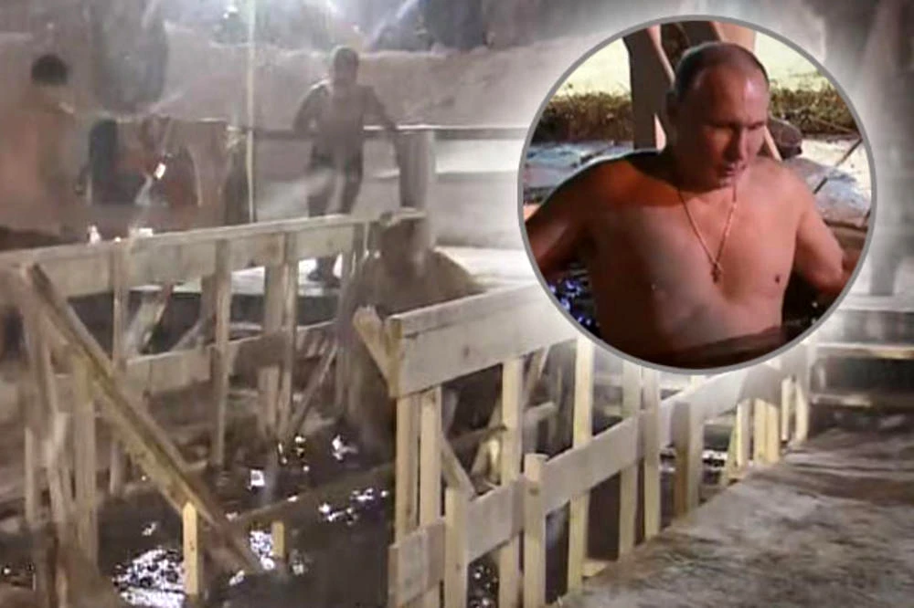Putin se i ove godine okupao u ledenoj vodi