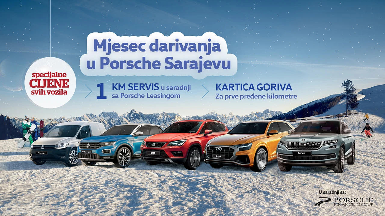 Mjesec darivanja u Porsche Sarajevu