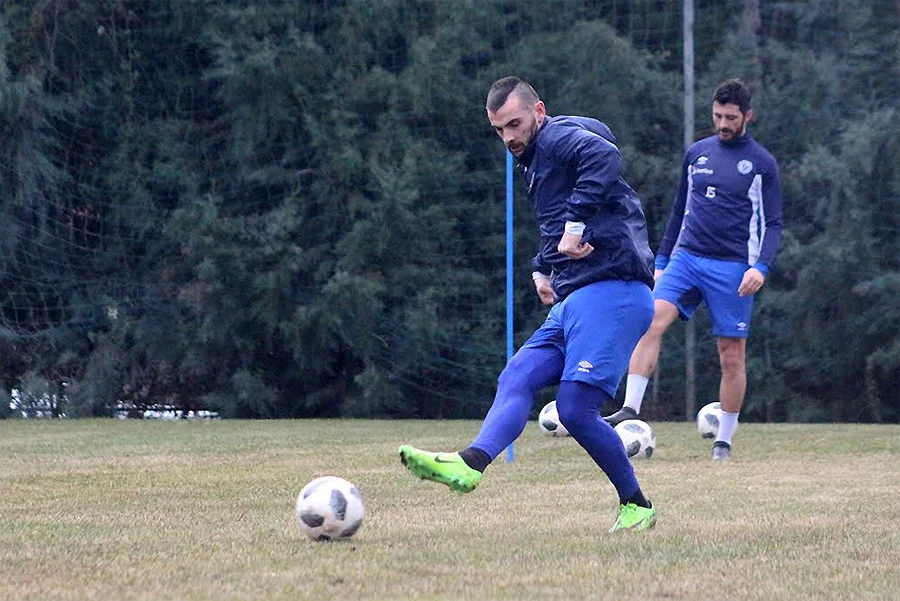 Nogometaši Željezničara obavili prvi trening u Međugorju