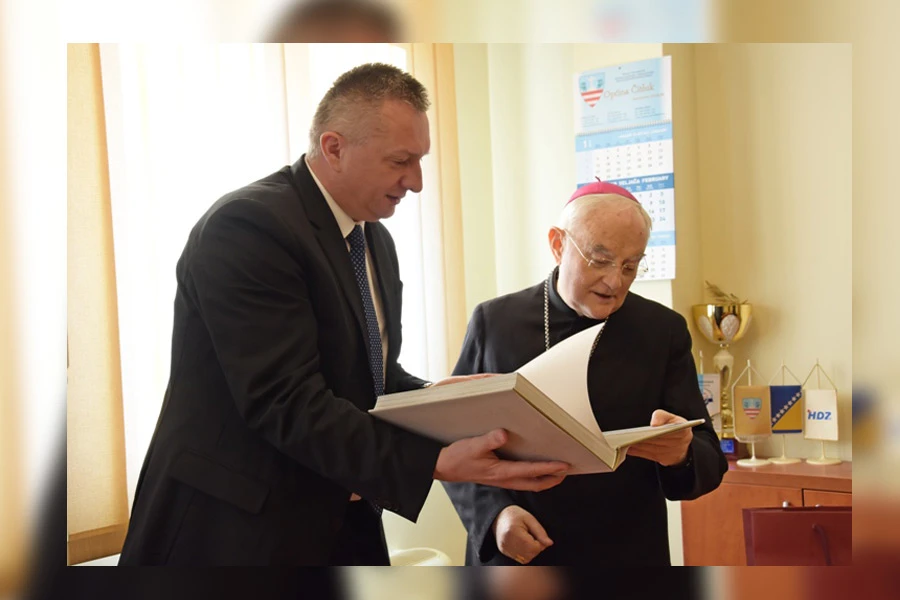Čitluk: Nadbiskup Hoser posjetio načelnika