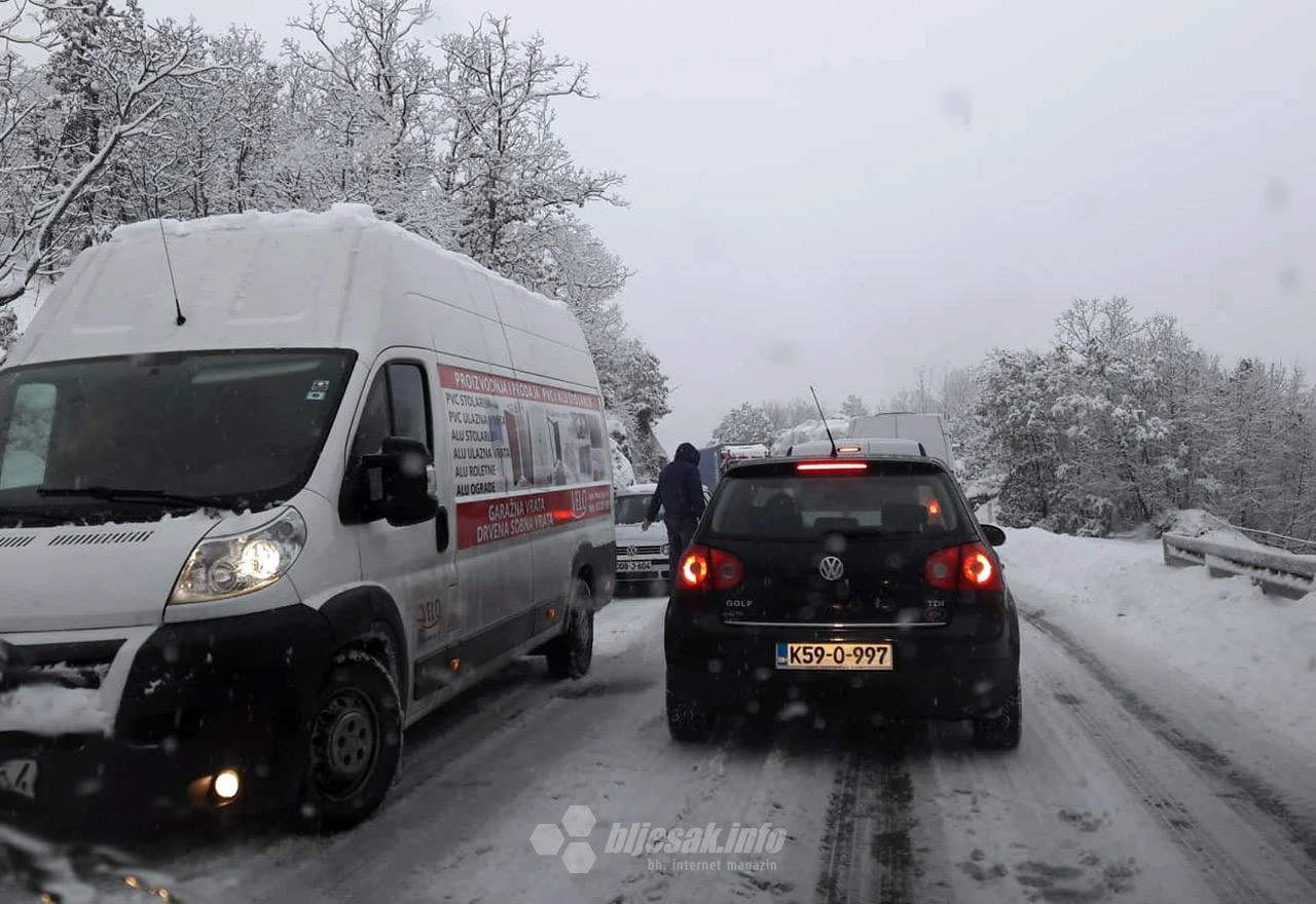 Blokiran promet između Širokog Brijega i Posušja