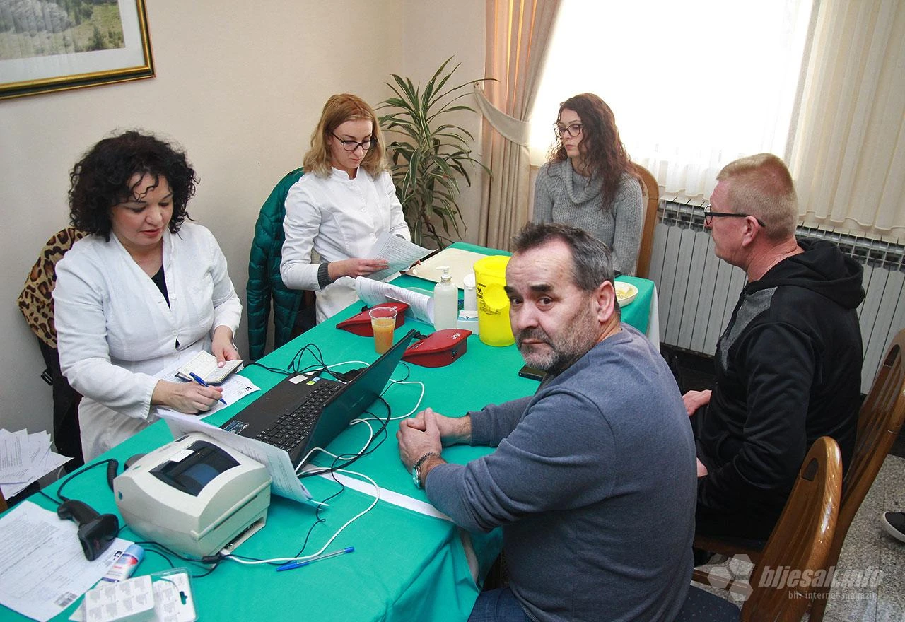 Široki Brijeg: U prvoj akciji dobrovoljnog darivanja krvi u 2019. godini prikupljeno 75 doza