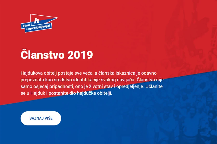 Udruga Naš Hajduk od članarine skupila 14 milijuna kuna