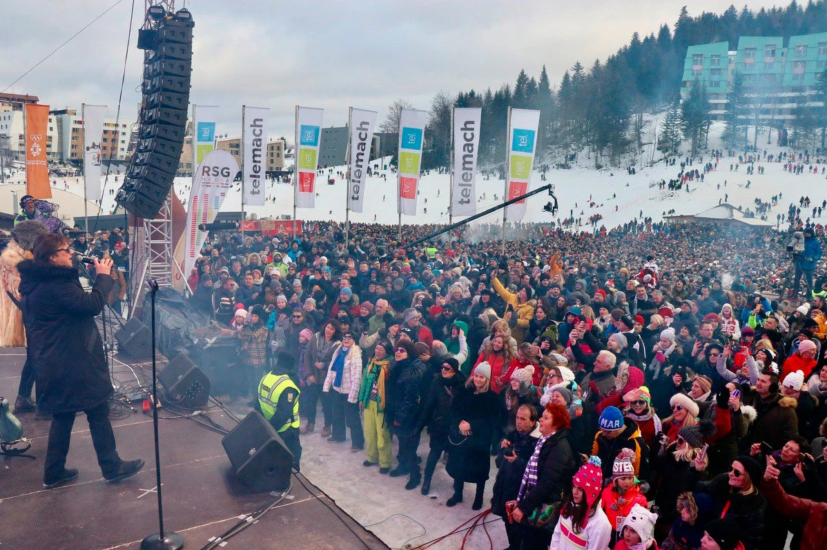 Koncertom Bijelog dugmeta službeno otvorena zimska sezona na Bjelašnici
