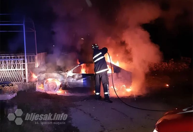 U Čapljini izgorio osobni automobil