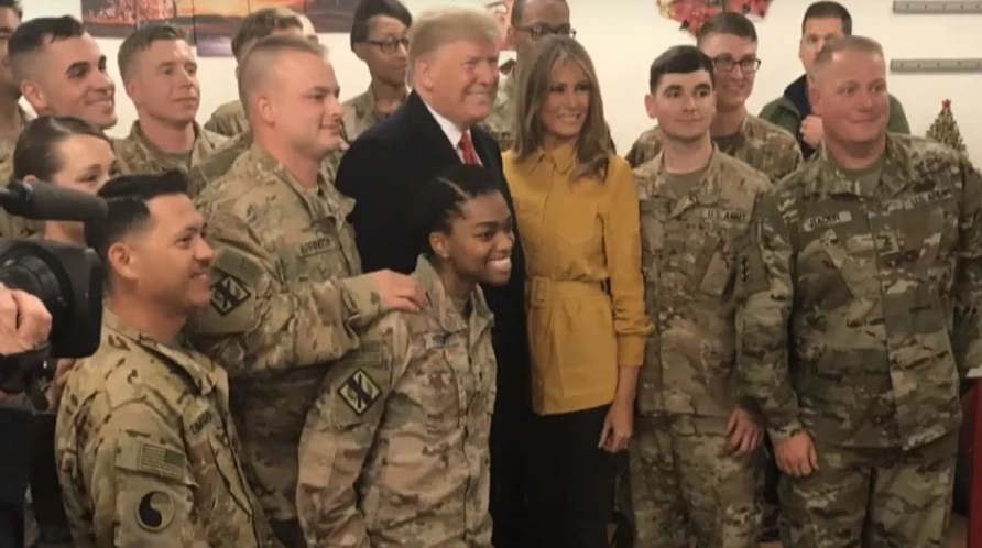 Trump posjetio američke snage u Iraku