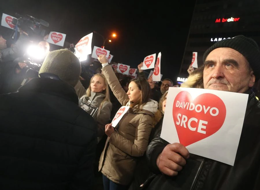 Aktivisti 'Pravde za Davida' u šetnji ulicama Banje Luke