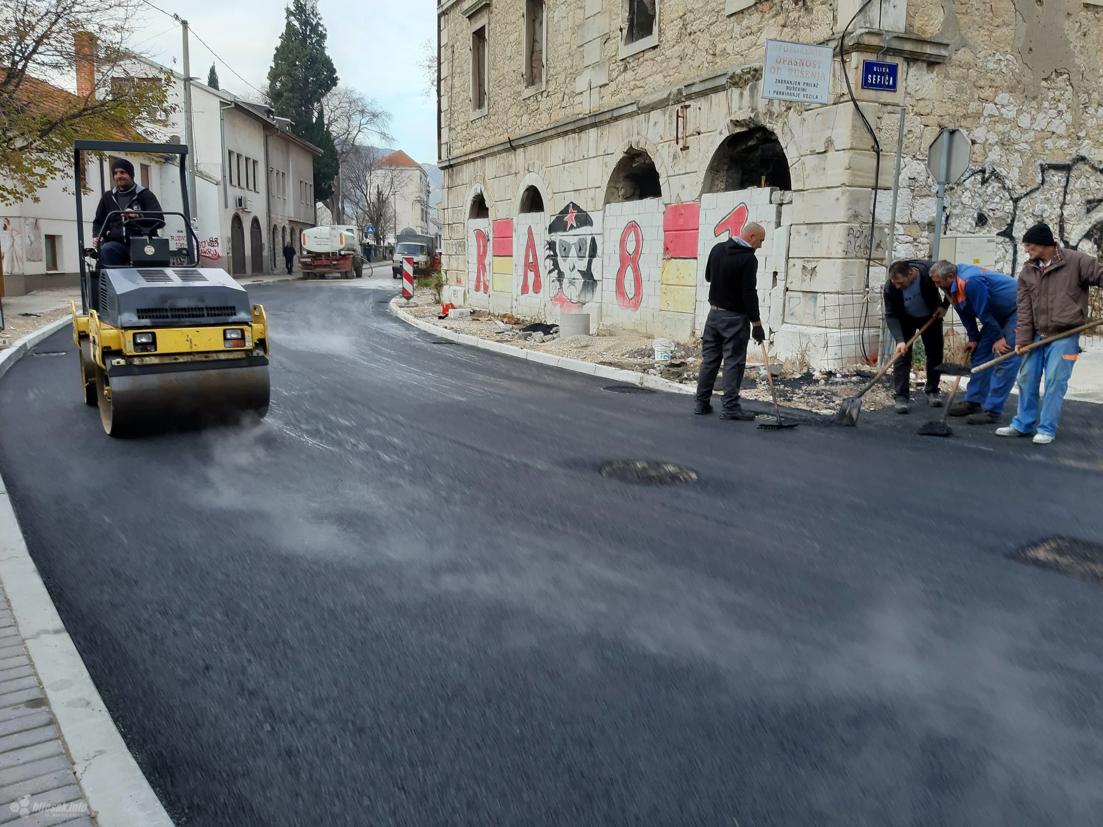 Mostar: Novi asfalt za Titovu