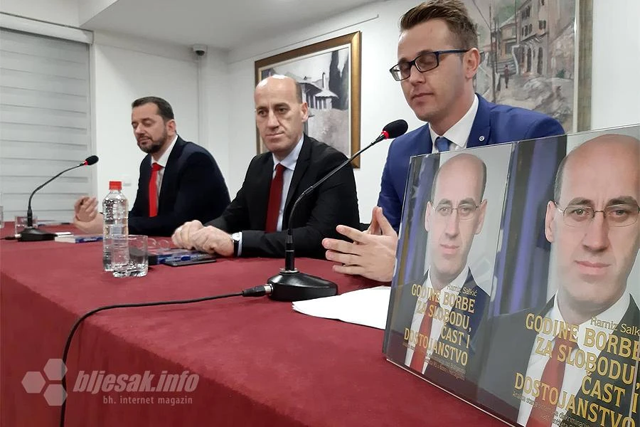Promovirana knjiga 'Godine borbe za slobodu, čast i dostojanstvo' Ramiza Salkića