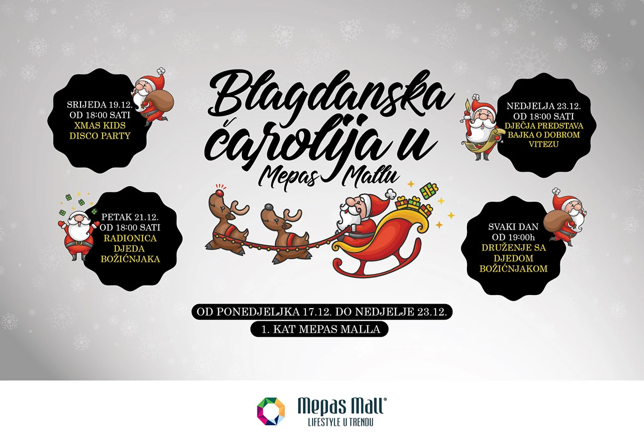 Blagdanska čarolija u Mepas Mallu