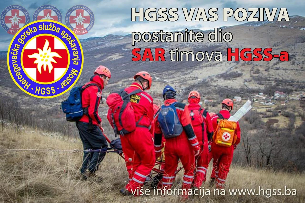 HGSS poziva: Pridružite se našim SAR timovima