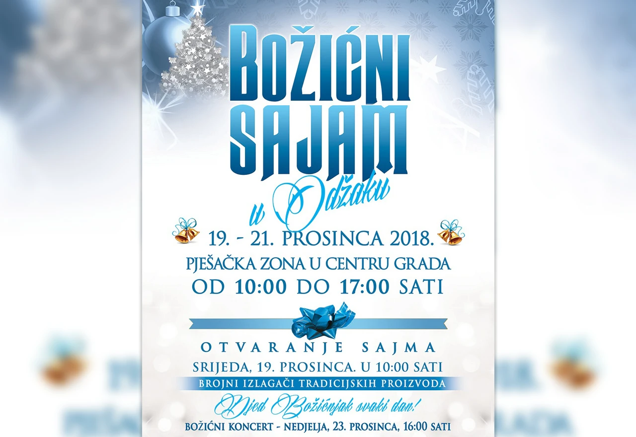 U Odžak stiže Božićni sajam