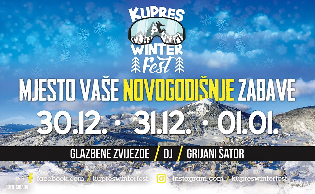 U Kupresu veliki glazbeni festival za novogodišnje praznike