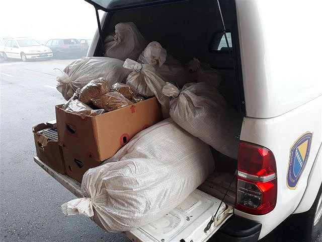 Oduzeto 213 kilograma rezanog duhana i 429 kutija cigareta