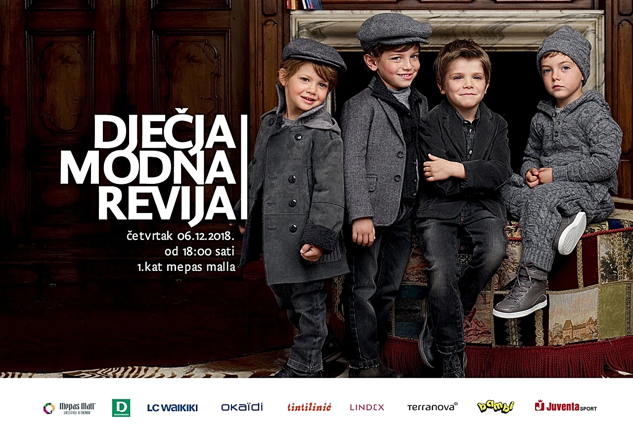 Dječja modna revija i druženje sa svetim Nikolom u Mepas Mallu
