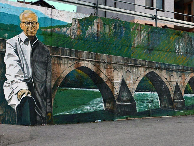 Umjetnik napravio jedinstven mural Ive Andrića
