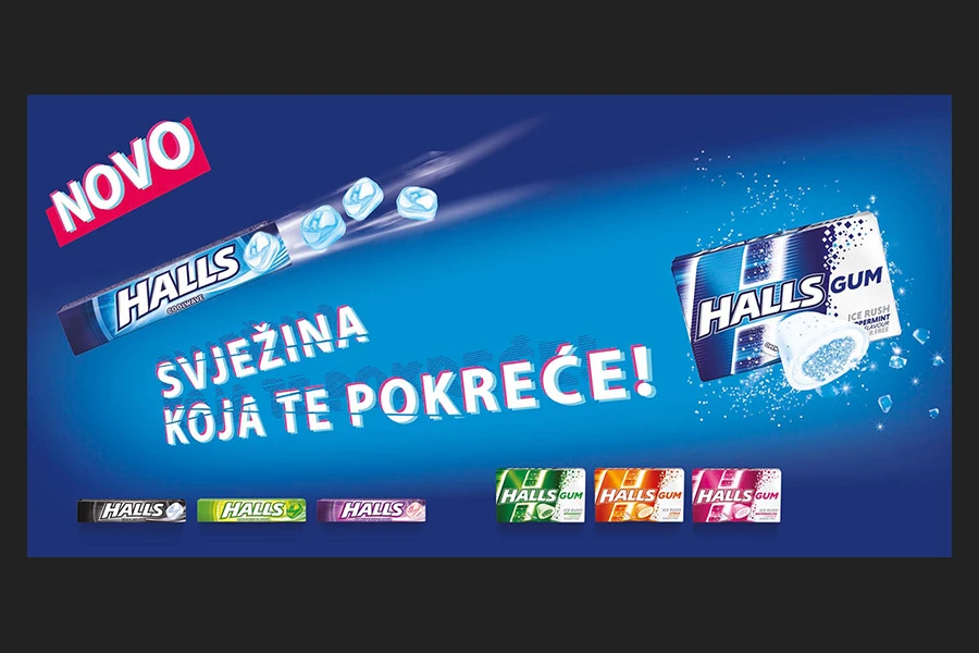 Halls - novi osvježavajući brend