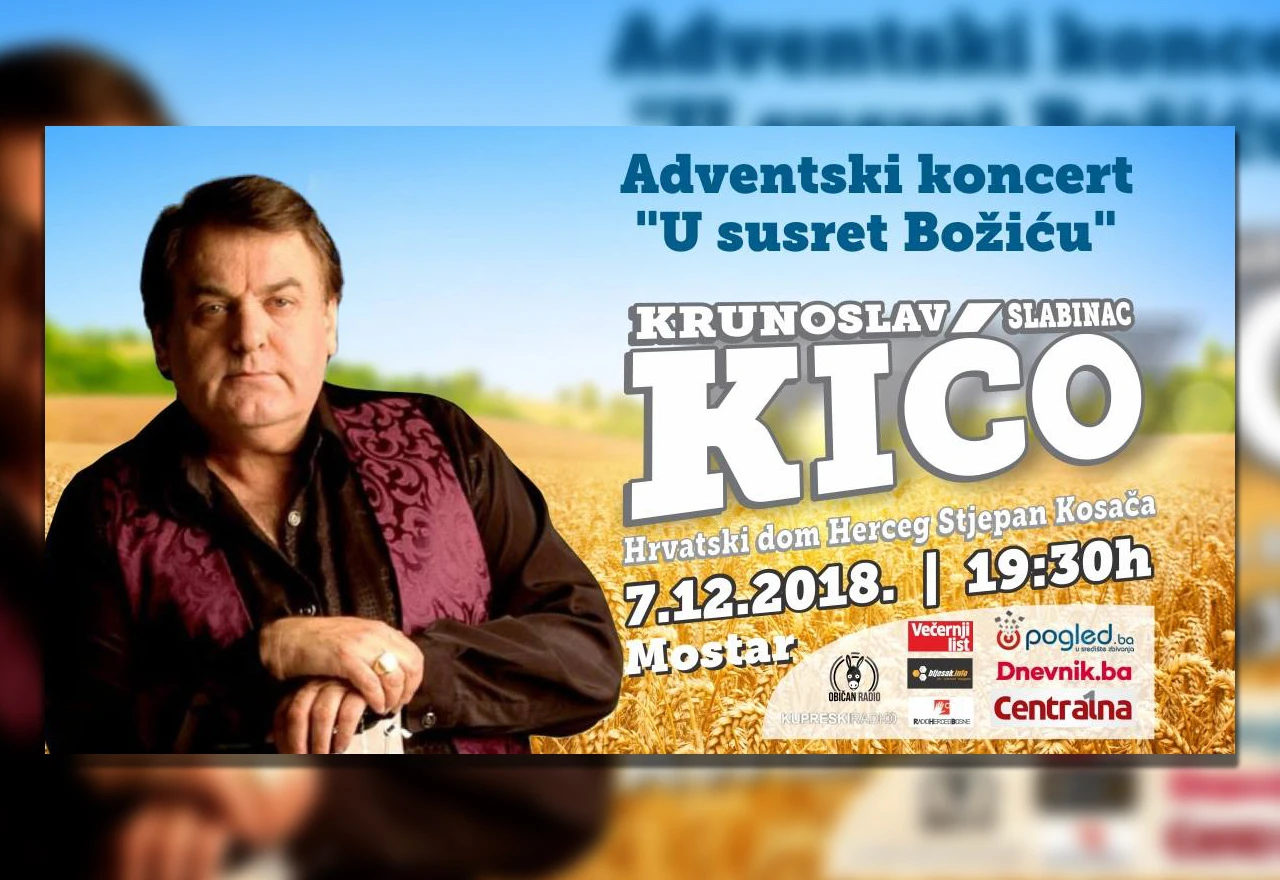 U četvrtak u prodaji ulaznice za koncert Kiće Slabinca