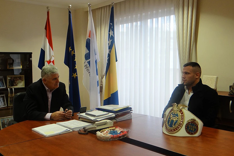 Čović primio prvaka svijeta u kickboxu u low kick kategoriji Antonia Plazibata