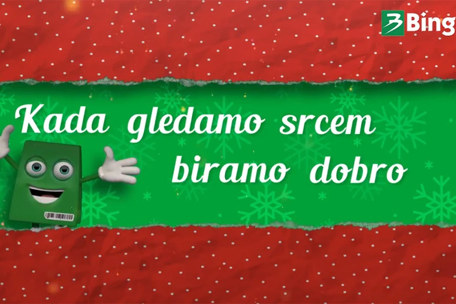 Počela je nova Bingova praznična kampanja "Kad gledamo srcem, biramo dobro''